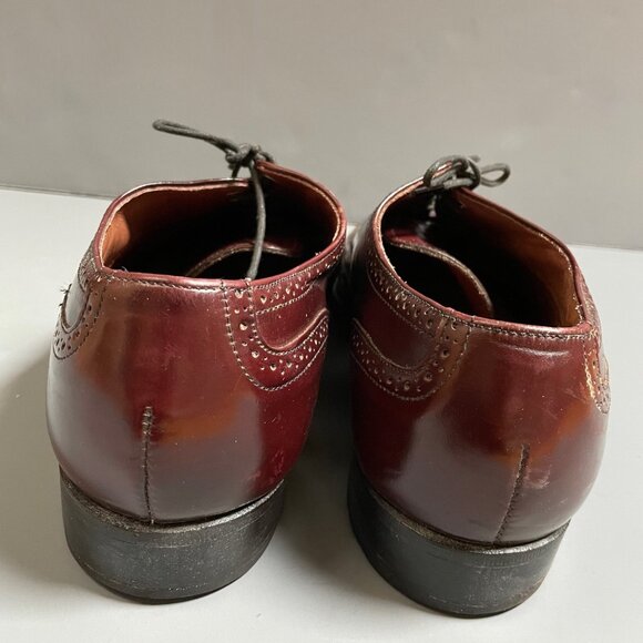 Vintage Mansfield Hand Crafted Leather Oxford Shoes main image 8